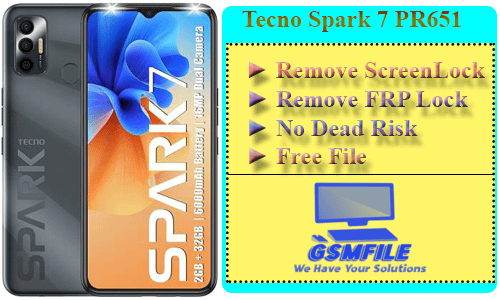 Tecno Spark 7 PR651L FRP File