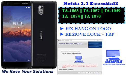 Nokia 3.1 Essential2 Flash File Stock Rom Download