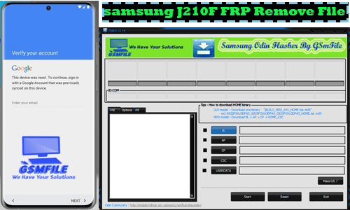 Samsung SM-J210F FRP File Download
