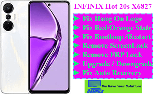 Infinix Hot 20s X6827 Flash File Stock Rom Download