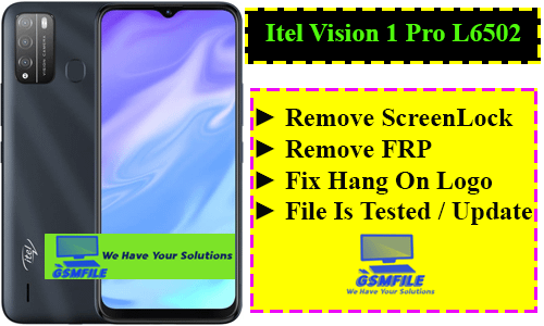 iTel Vision 1 Pro L6502 Lock + FRP File Download