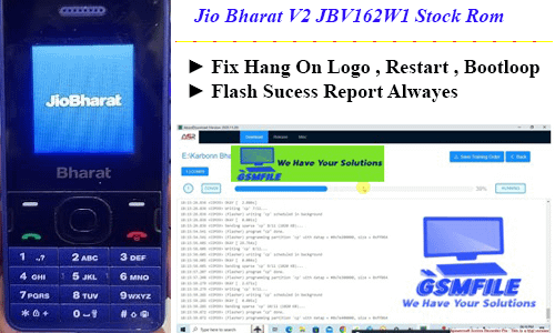 JIO Bharat V2 JBV162W1 Flash File Stock Rom Download