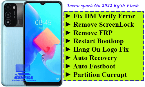 Tecno Spark GO 2022 KG5H Flash File Stock Rom Download