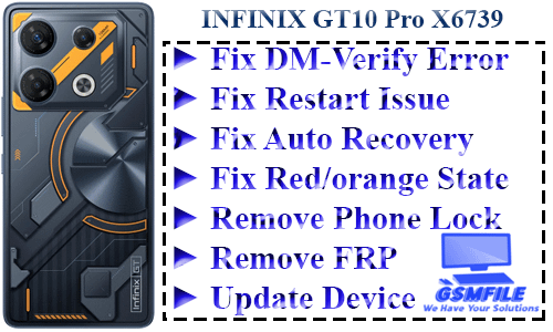 INFINIX GT 10 Pro X6739 Flash File Stock Rom Download