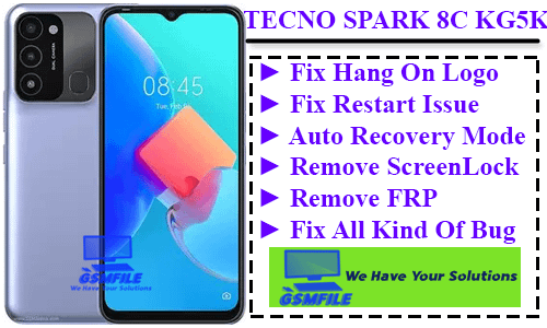 Tecno Spark 8C KG5k Flash File Stock Rom Download