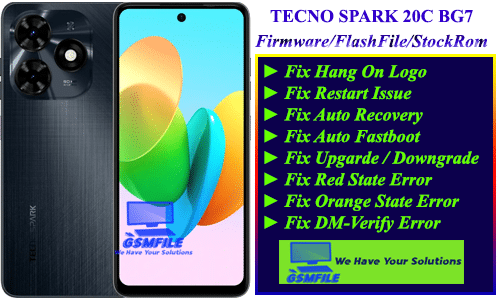 Tecno Spark 20C BG7 Flash File Stock Rom Download