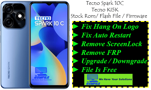 Tecno Spark 10C KI5K Flash File Stock Rom