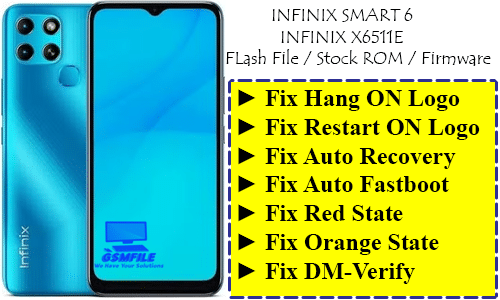 Infinix Smart 6 X6511E Flash File Stock Rom